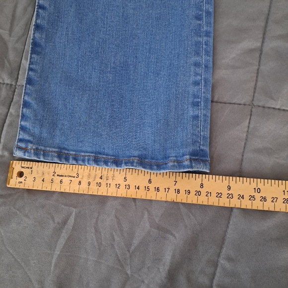 Madewell Cali Demi Boot in Medium Wash High Rise Stretch Denim Size 29 - Picture 15 of 15